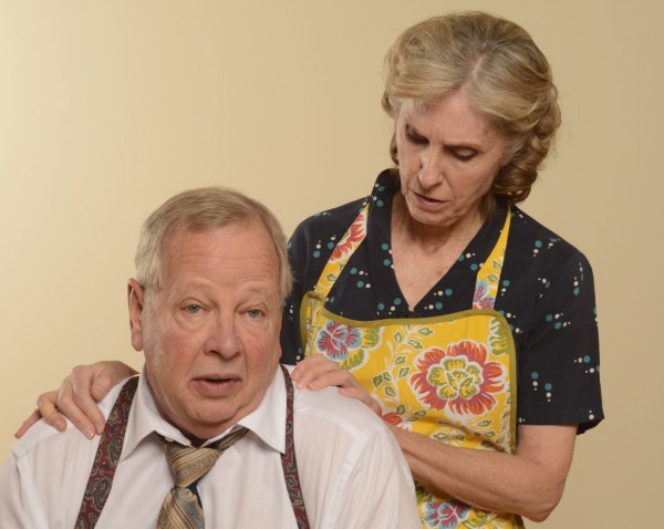 Richard Scott and Anita Booher in 'Death of a Salesman'.