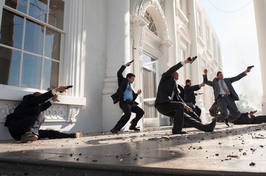 ‘Olympus Has Fallen’…into ‘Die Hard’ territory A still from the movie Olympus Has Fallen.