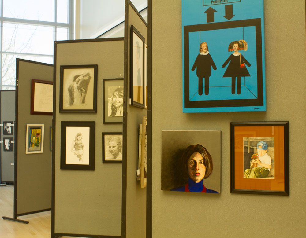 Student Art Showcase: featuring the talents of SLCC artists Different mediums entered this years Art Showcase