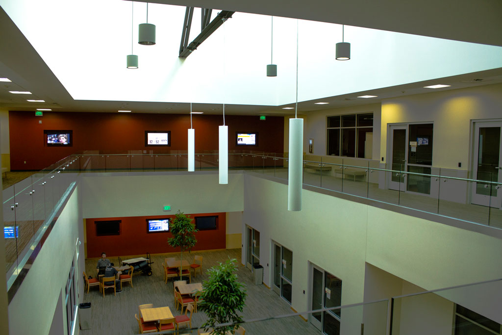 SLCC Study Spots: South City Campus Open area by classrooms and edit bays