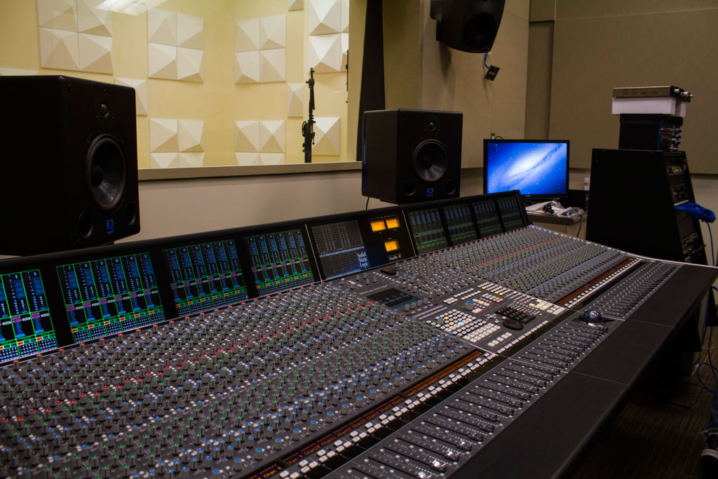 Architecture and Technology: Inside the CAM: MIDI and Editing suites galore The Sound Board fo the Recording Studio.