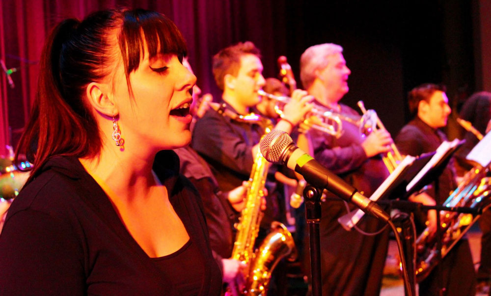 Music club is the place for musicians Cassie Peay, Derek Wayman and Dr. Craig Ferrin