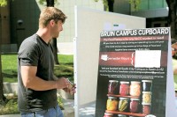Justin Hughes and Bruin Campus Cupboard
