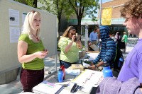 Earth Day display at South City Campus