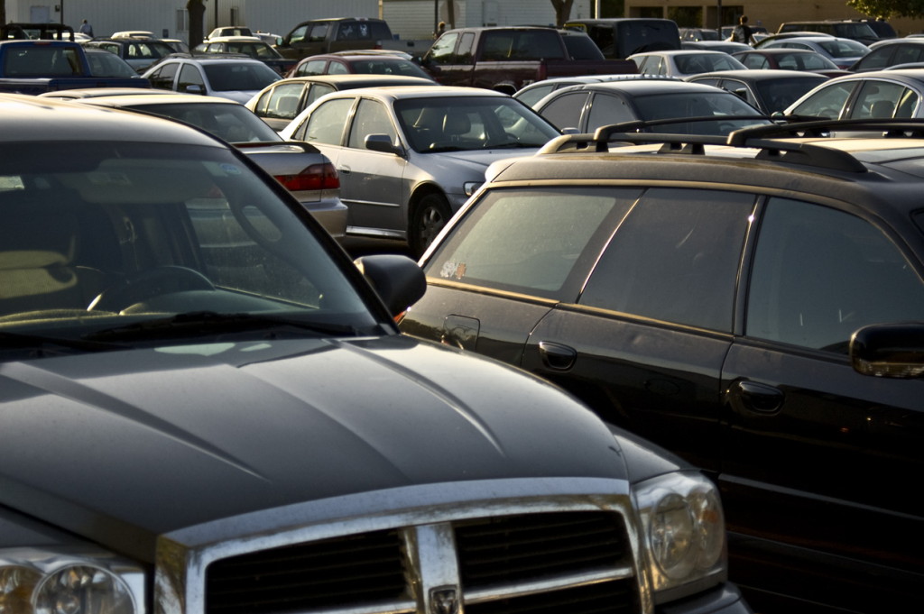 5 tips to ease the pain of campus parking Full parking lot