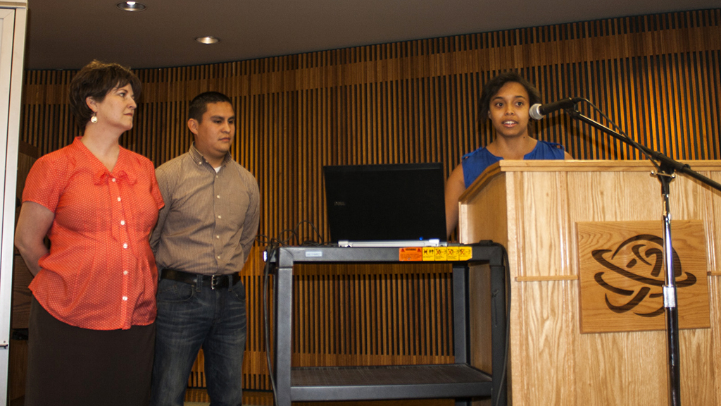 Native American, Pacific Islander retention rates decline Left to right: Beth Low, Josue Tlapale-Reyes and Liz Tallington