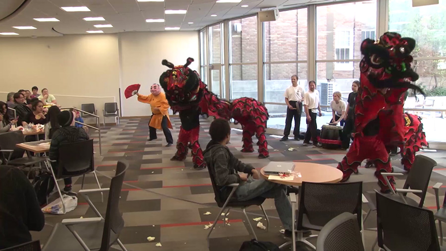 Asian culture celebrated at South City Campus Lion dance