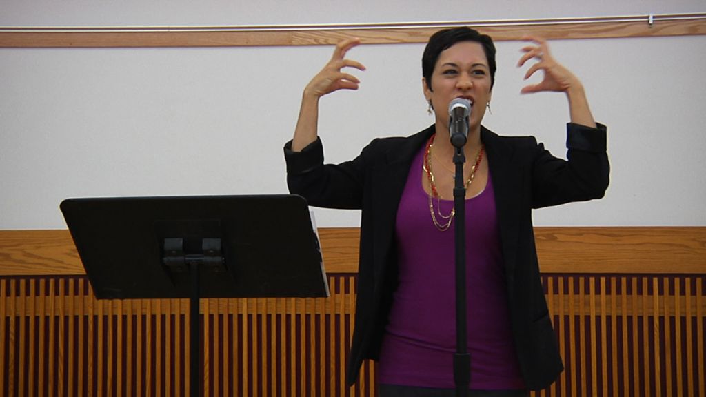 Poet shares the power of self-expression Mayda telling a story