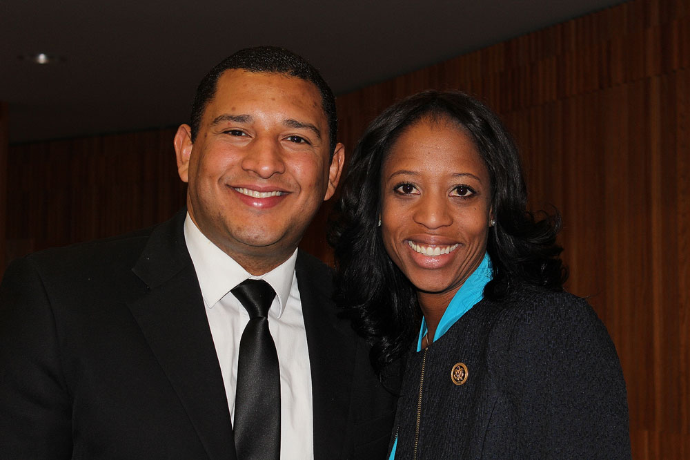 Mia Love talks politics at two SLCC campuses Mia Love, right, and Carlos Moreno