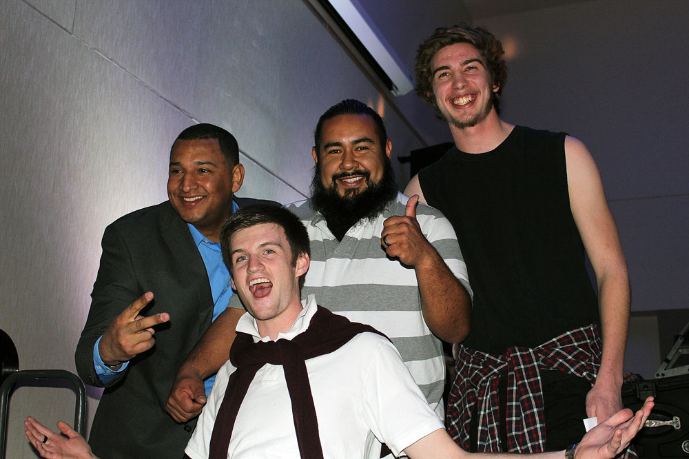 VP-elect Connor Holt aims to lead by example Carlos Moreno, Connor Holt, Arturo Salazar and Alexander Sletten