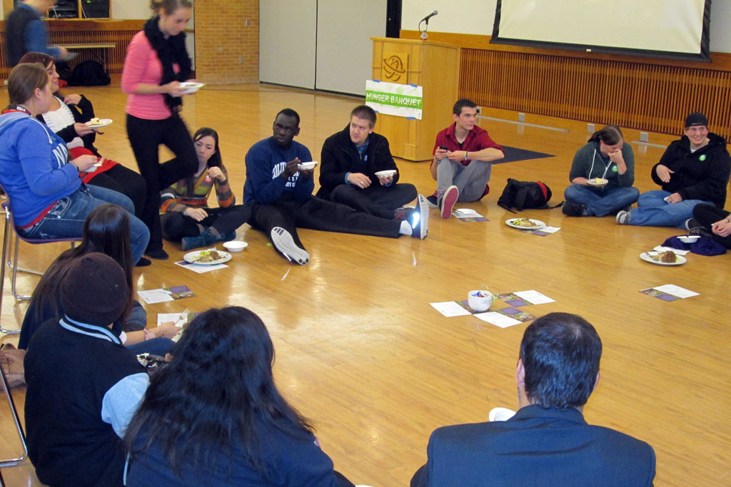 Oxfam banquet gives a special gift: awareness Oxfam Hunger Banquet