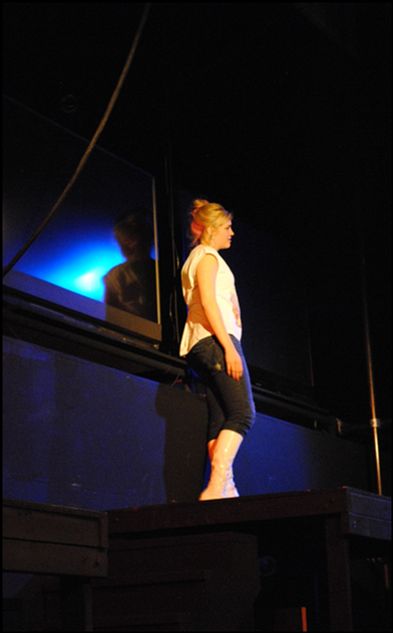 Infinite bounty, love and space in SLCC’s production of ‘Romeo and Juliet’ Annie Smith, who plays Juliet, practices a scene where she confesses her love to Romeo.