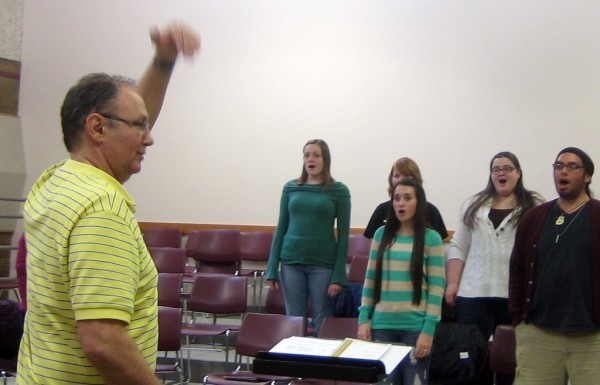 SLCC Chorus leader Lyle Archibald