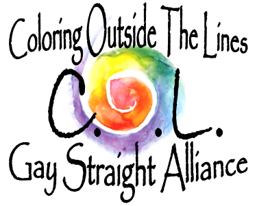 COL club welcomes any and everyone Coloring Outside the Lines logo