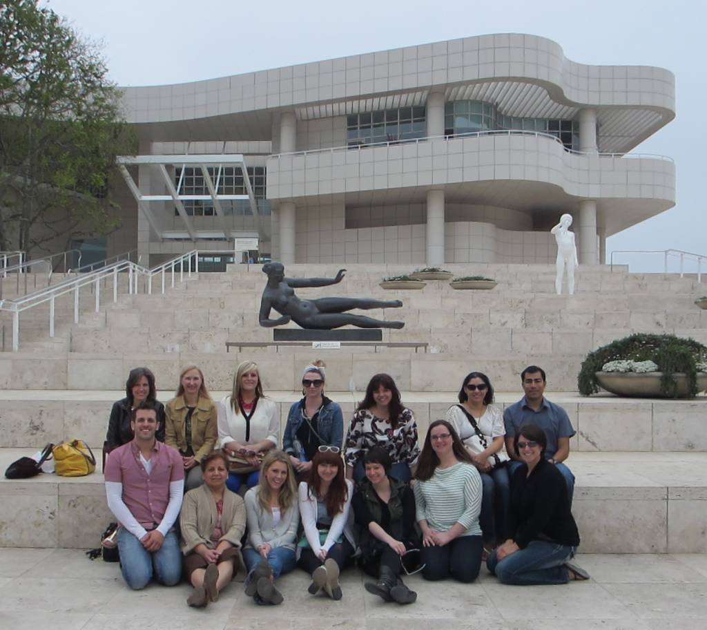 Interior Design Club does it with style Club's trip to Los Angeles last year included visit to the Getty Center