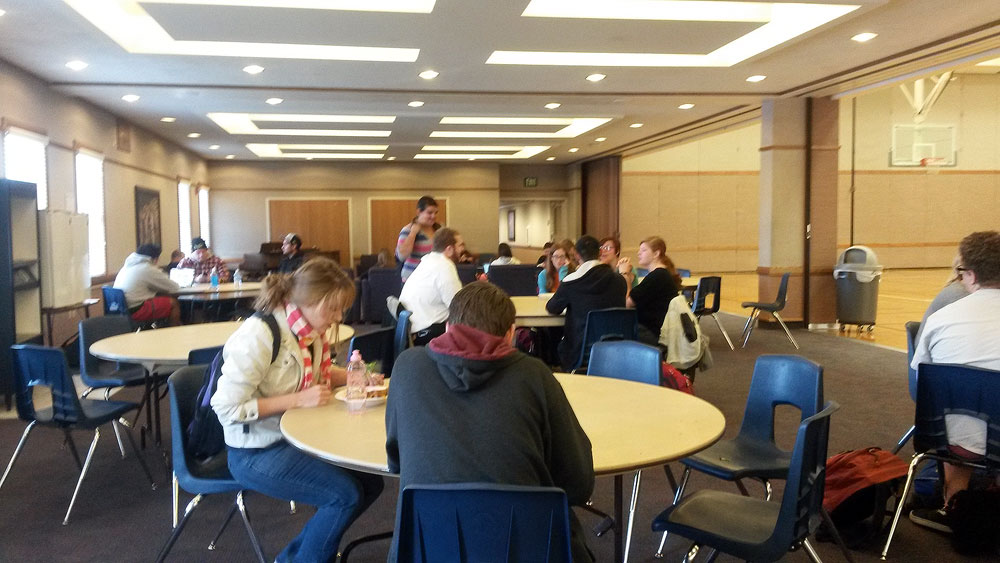 LDS Institute accepts all SLCC students SLCC students socialize