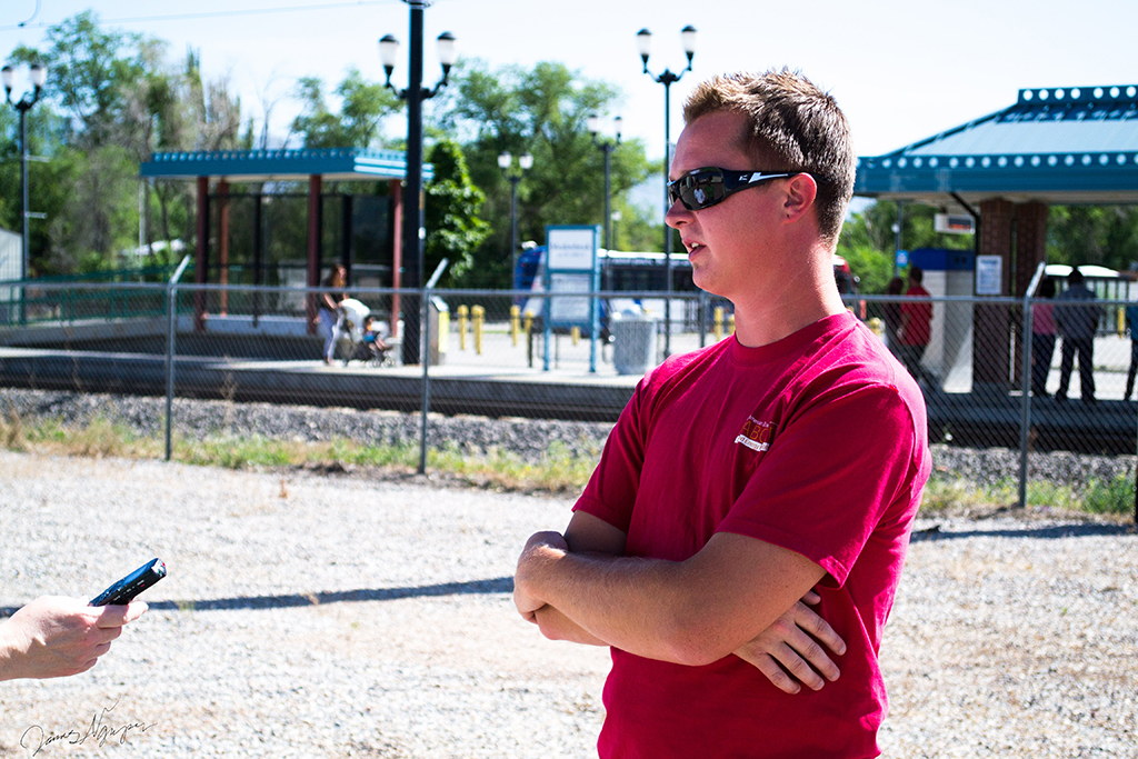 SLCC Green Academy prepares for a greener future Thaniel Bishop being interviewed