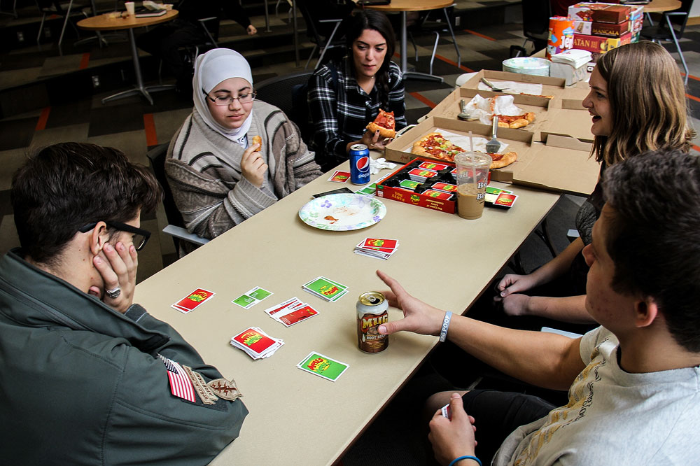 Speed friending helps students find a new BFF Students play a card game