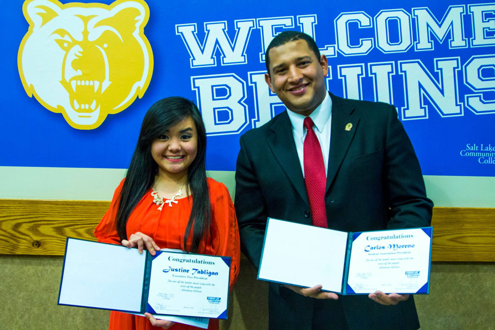 SLCCSA President-elect Carlos Moreno