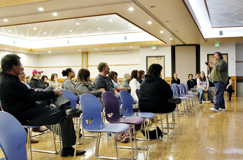 SLCC hosts transgender forum Jonathan Stowers speaks at the transgender forum