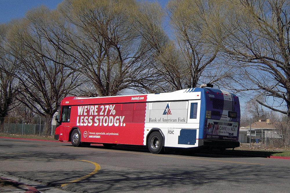 Students receive deep discount on UTA pass UTA bus at Redwood