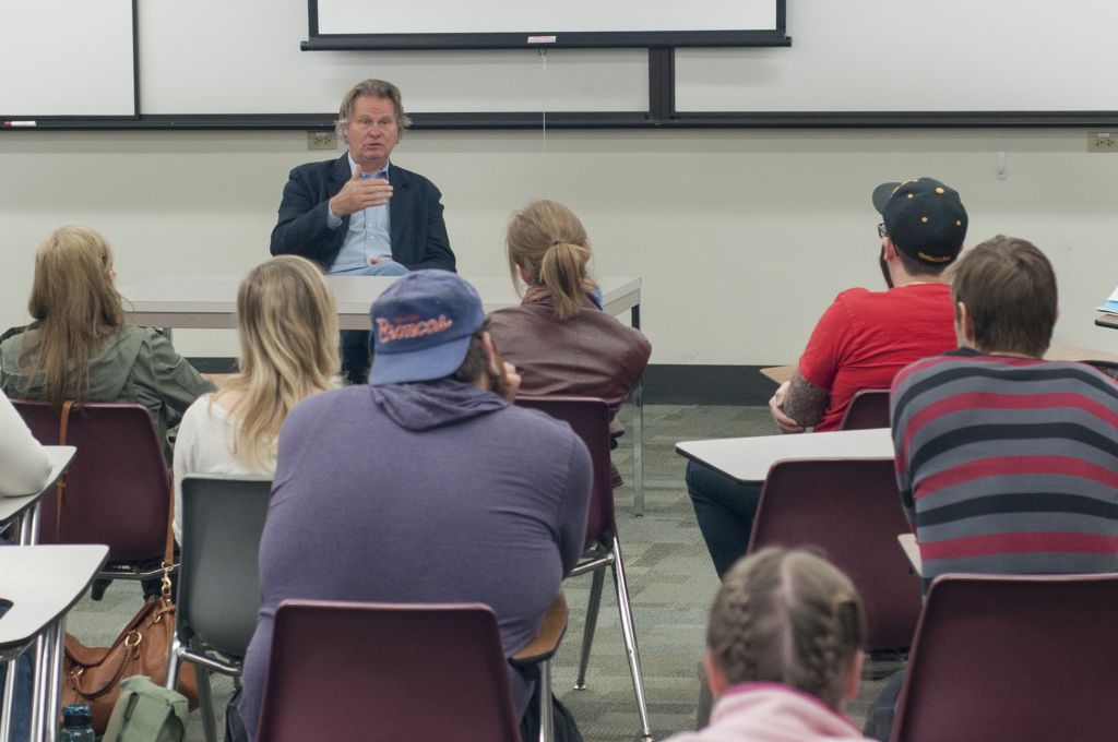 National Geographic explorer speaks at the Grand Wade Davis speaks