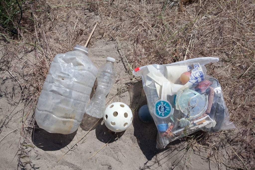 Earth Day: Pick it up and bag it Plastic garbage