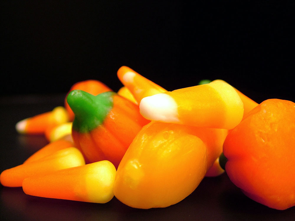 A bite-sized edition of Halloween history Candy corn and autumn party mix