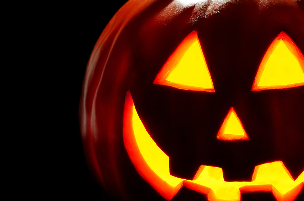 Fun facts about the history of Halloween Carved jack-o-lantern for Halloween