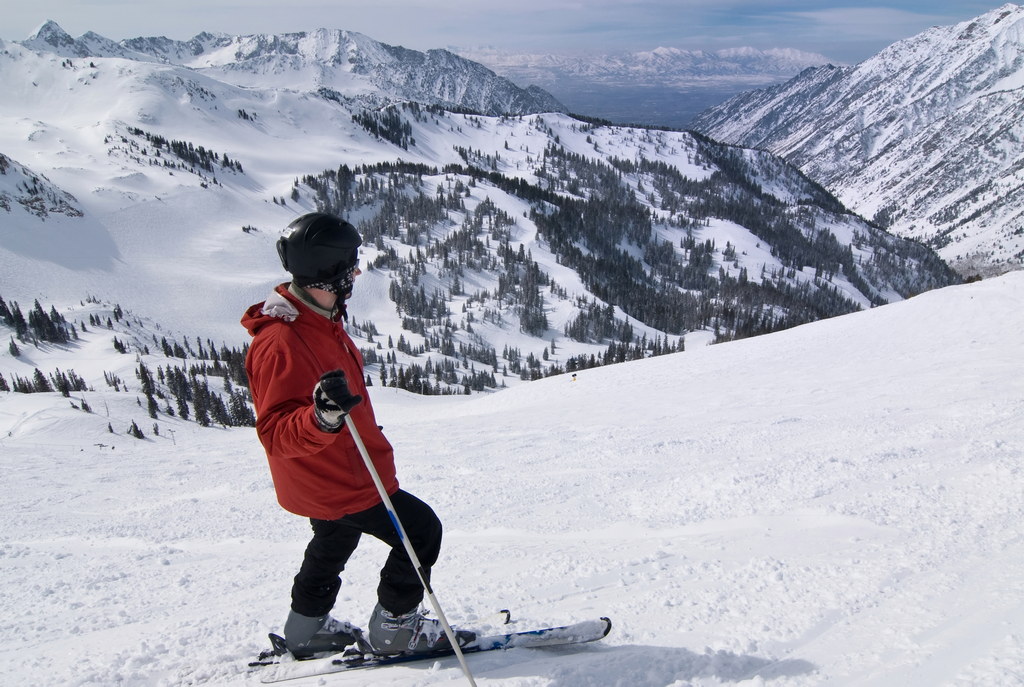 Skiing, snowboarding communities take proactive approach to save winter recreations Skier on the mountain