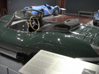 Side view of Steve McQueen's Jaguar