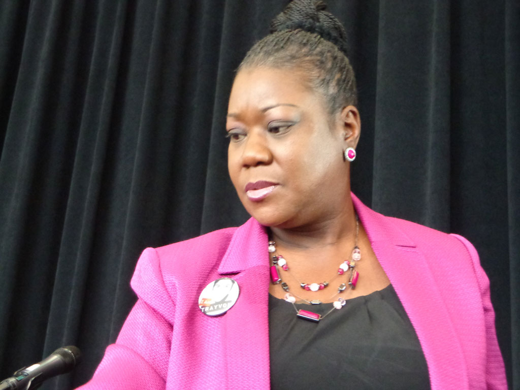 Sybrina Fulton: Injustices and racial profiling are still alive in America Sybrina Fulton, Trayvon Martin’s mother, spoke about racial profiling in Jan. 16, 2014 in Salt Lake City, as part of the celebration of Martin Luther King, Jr. Day.