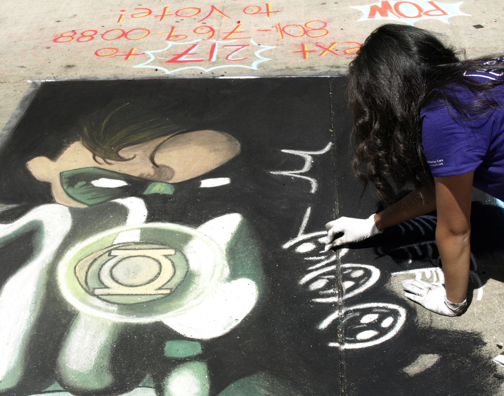 Chalk Art Fest brings whimsy and color to Rio Grande Street Artwork by Tia Harrington