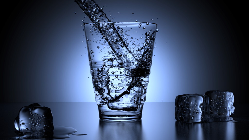 Water you waiting for? Rehydrate! Glass of ice water