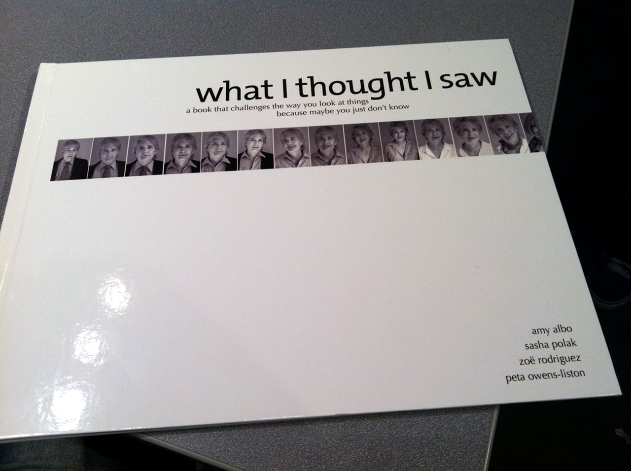 “what I thought I saw” brings diversity to print Photo of "what i thought i saw" book