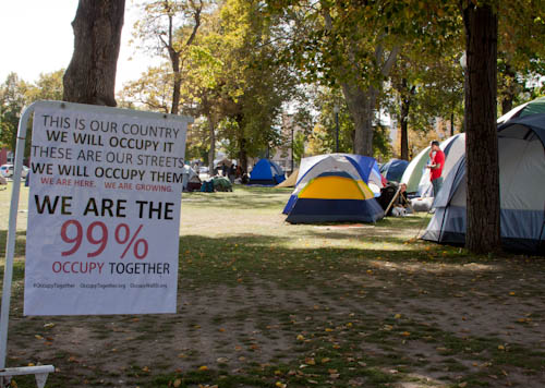 Have tent, need credit union?