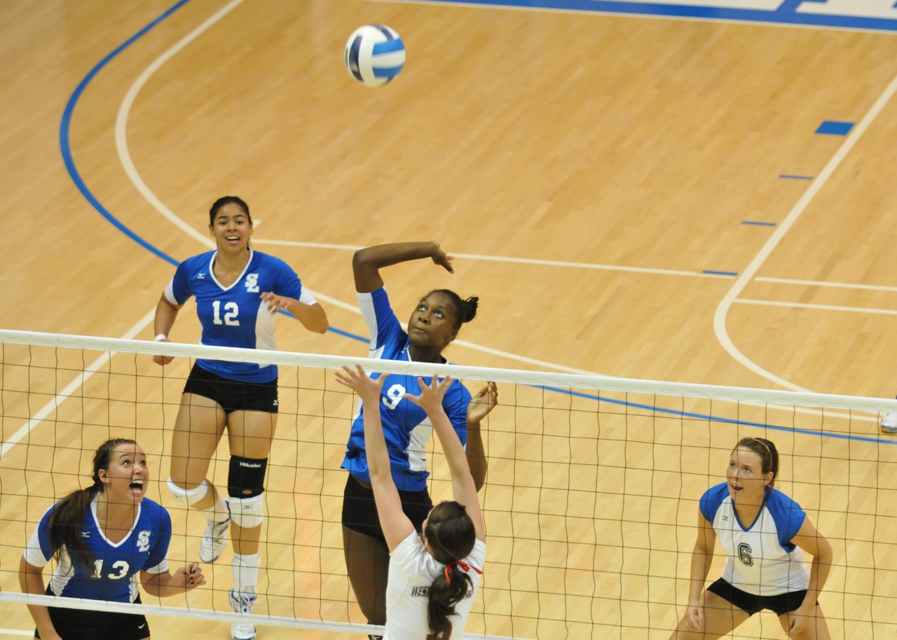 SLCC Women’s Volleyball ‘set to kill’ Mayra Ramirez vs. Western Wyoming