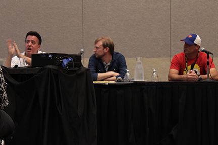 The Strength of Visual Storytelling: A Comic Con Panel Report From left to right: comic writer/artist Tony Puryear, filmmaker Kohl Glass, and ComicBookMovie.com co-founder Nathan Best.