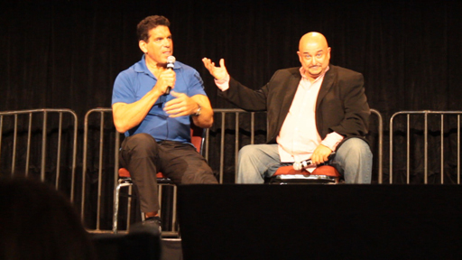 The Hulk Speaks! A Comic Con Event Report Lou Ferrigno, left, and Tony Toscano