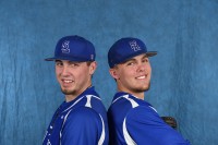Friendship unites Bruin baseball players Joe Barlow, left, and Trevor Peterson