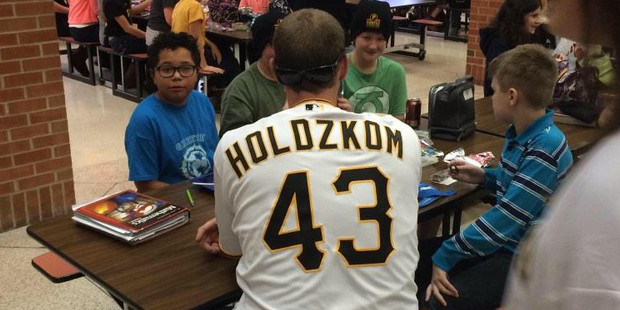 John Holdzkom’s journey from SLCC to MLB John Holdzkom in Pittsburgh