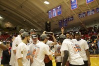 SLCC men’s basketball wins 2nd NJCAA title SLCC basketball hoists championship trophy