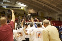 NJCAA champions share postgame reactions Players hoist trophy