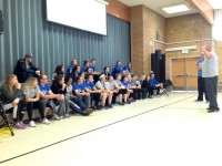 Bruin athletes learn how to be heroes Waddoups talks to Bruin athletes