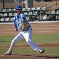 SLCC Athletics Year-in-Review Pitcher throwing baseball