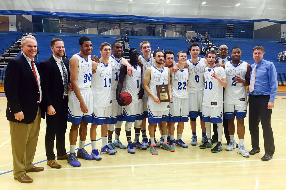 SLCC men’s basketball wins District 1 Championship, earns NJCAA tournament berth District 1 Champions