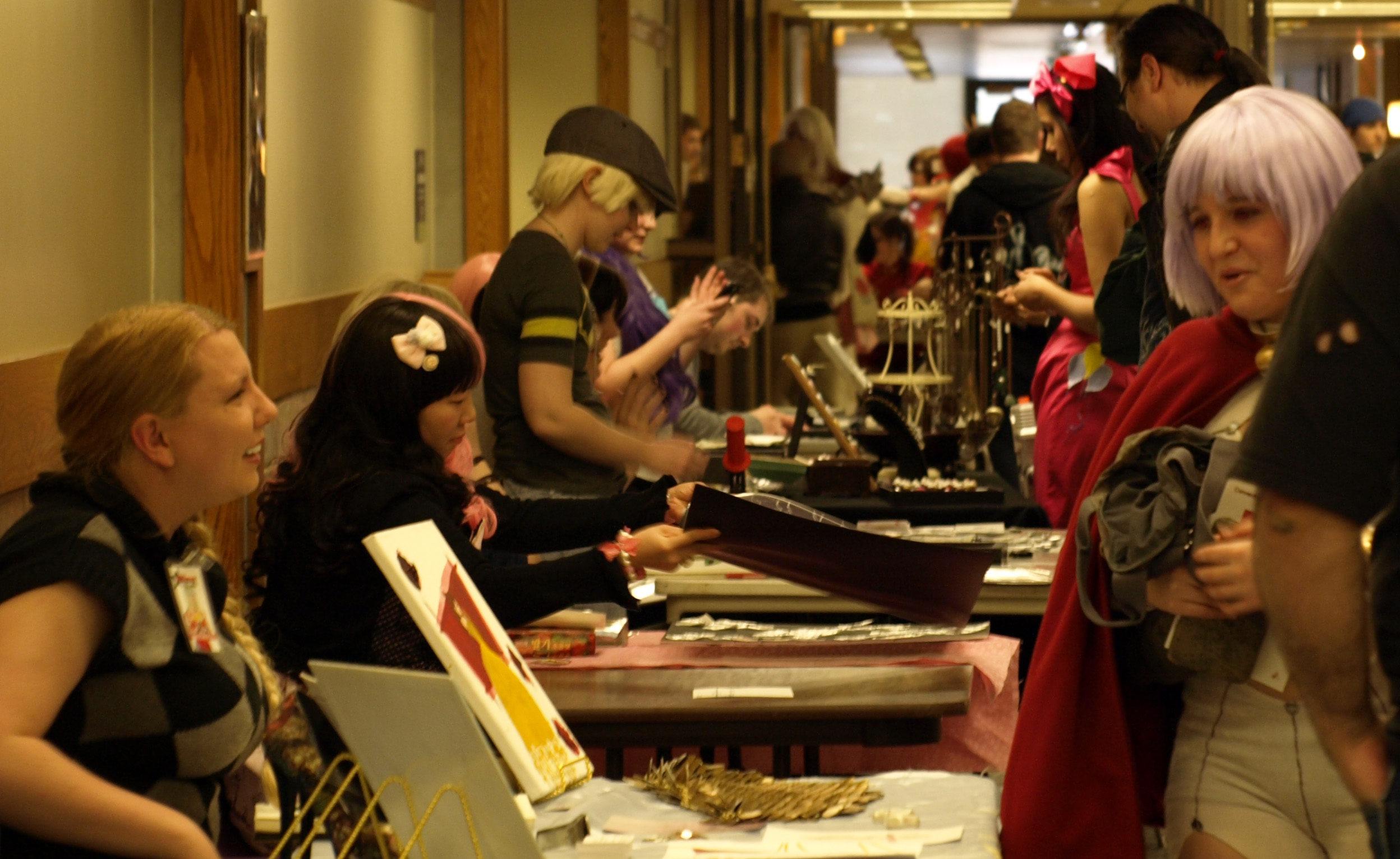 Anime Salt Lake draws fans of cartoons, comics, movies, and video games Fans browse the offerings of many vendors at Anime Salt Lake
